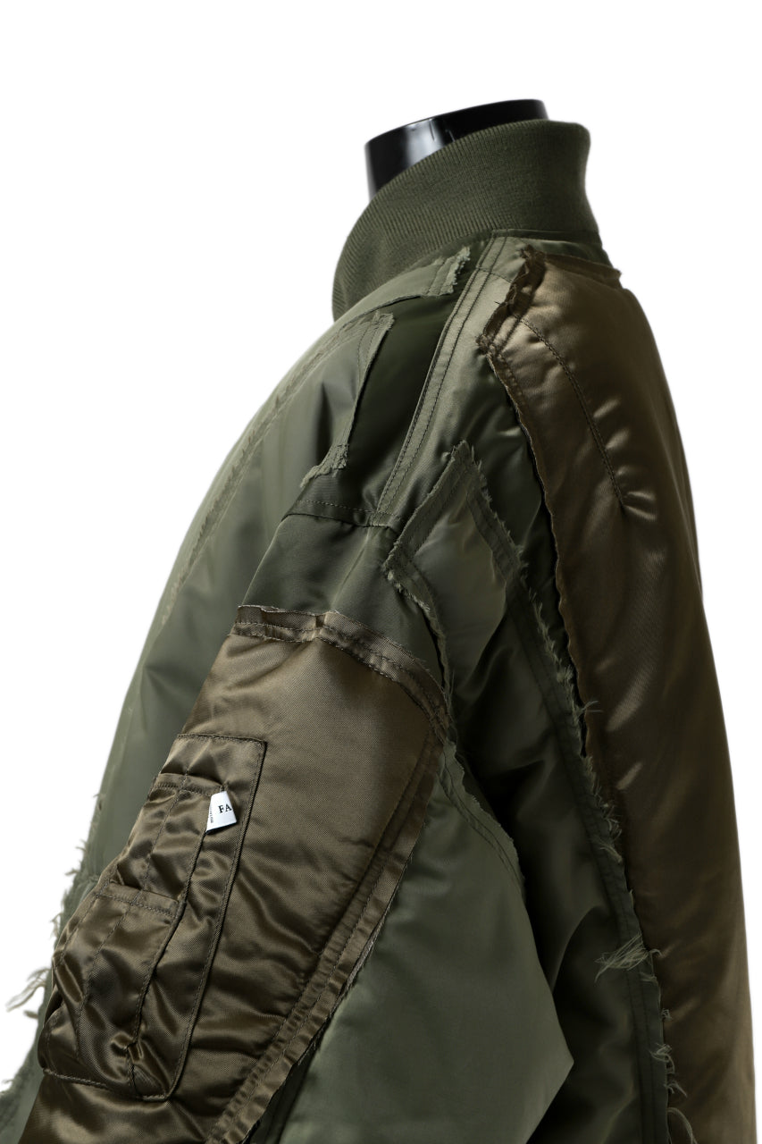 画像をギャラリービューアに読み込む, FACETASM DOCKING/LAYER FLIGHT JACKET (KHAKI)