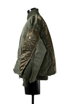 画像をギャラリービューアに読み込む, FACETASM DOCKING/LAYER FLIGHT JACKET (KHAKI)