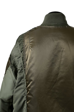 画像をギャラリービューアに読み込む, FACETASM DOCKING/LAYER FLIGHT JACKET (KHAKI)