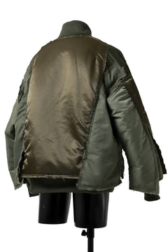 画像をギャラリービューアに読み込む, FACETASM DOCKING/LAYER FLIGHT JACKET (KHAKI)
