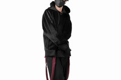 画像をギャラリービューアに読み込む, Y-3 Yohji Yamamoto FULL ZIP SQUARE HOODIE PARKA / VELVET SPACER (BLACK)