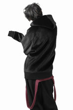 画像をギャラリービューアに読み込む, Y-3 Yohji Yamamoto FULL ZIP SQUARE HOODIE PARKA / VELVET SPACER (BLACK)