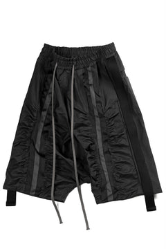 画像をギャラリービューアに読み込む, A.F ARTEFACT "VERTICAL" LOWCROTCH GATHER PANTS (BLACK)