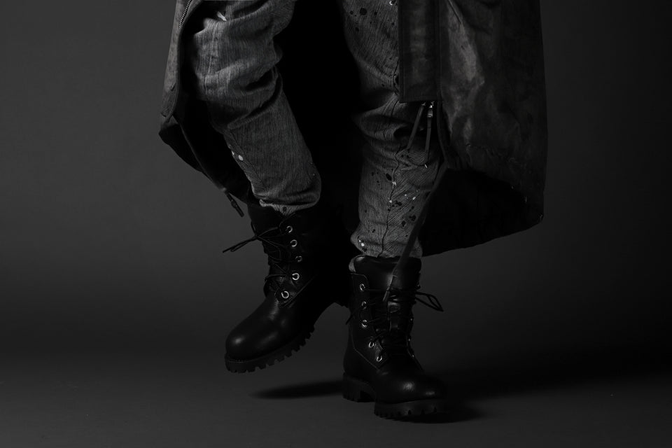画像をギャラリービューアに読み込む, Portaille exclusive LEX-W20 TREK Laced Boots / VACCHETTA SMOOTH (BLACK)