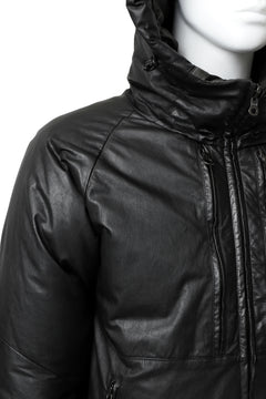 Load image into Gallery viewer, ISAMU KATAYAMA BACKLASH xx NANGA REVERSIBLE AURORA DOWN JACKET / KANGAROO + NYLON x POLISH WHITE GOOSE (BLACK x GREY)