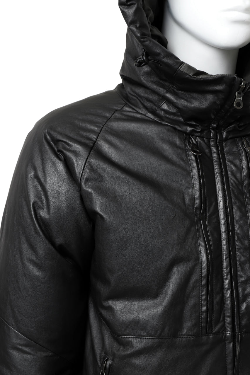 Load image into Gallery viewer, ISAMU KATAYAMA BACKLASH xx NANGA REVERSIBLE AURORA DOWN JACKET / KANGAROO + NYLON x POLISH WHITE GOOSE (BLACK x GREY)