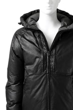 Load image into Gallery viewer, ISAMU KATAYAMA BACKLASH xx NANGA REVERSIBLE AURORA DOWN JACKET / KANGAROO + NYLON x POLISH WHITE GOOSE (BLACK x GREY)