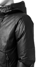 Load image into Gallery viewer, ISAMU KATAYAMA BACKLASH xx NANGA REVERSIBLE AURORA DOWN JACKET / KANGAROO + NYLON x POLISH WHITE GOOSE (BLACK x GREY)