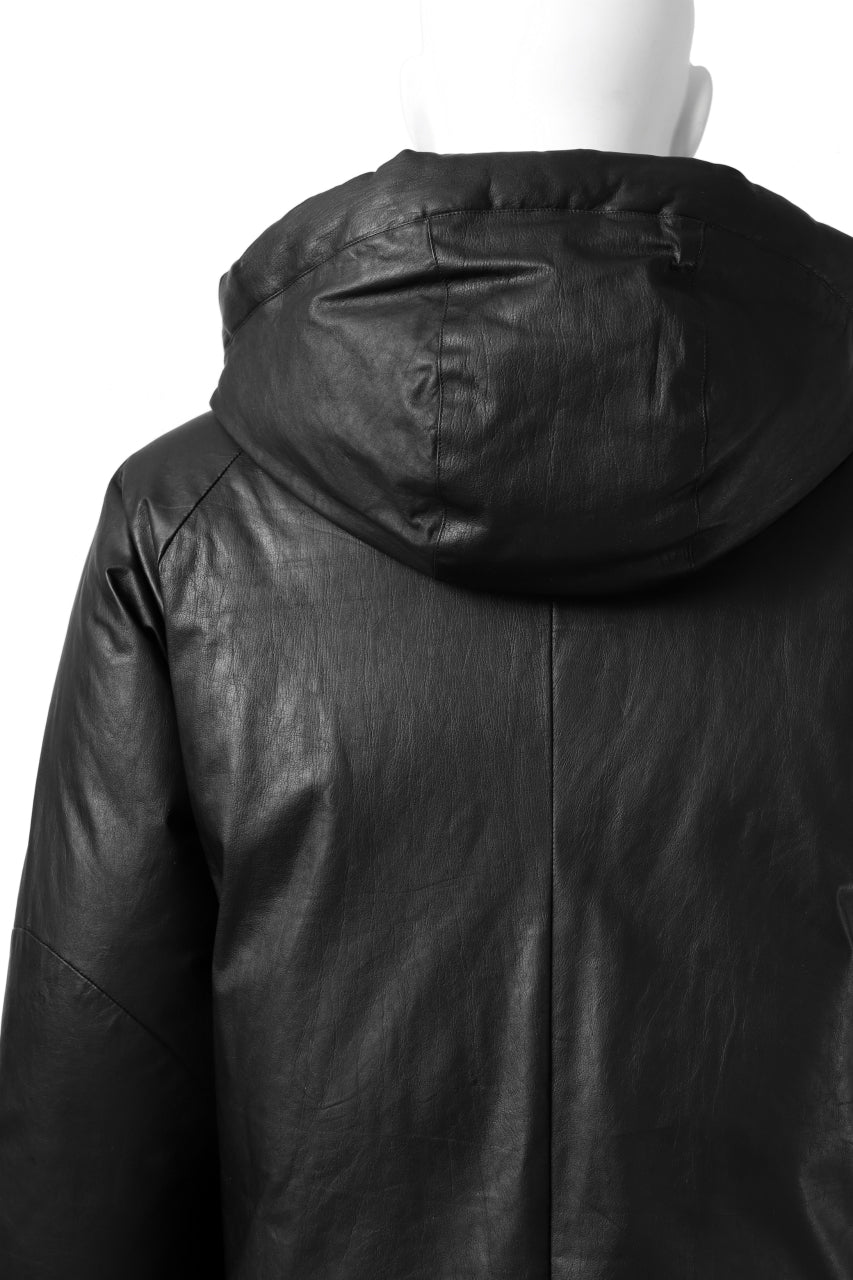 Load image into Gallery viewer, ISAMU KATAYAMA BACKLASH xx NANGA REVERSIBLE AURORA DOWN JACKET / KANGAROO + NYLON x POLISH WHITE GOOSE (BLACK x GREY)
