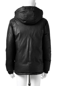 Load image into Gallery viewer, ISAMU KATAYAMA BACKLASH xx NANGA REVERSIBLE AURORA DOWN JACKET / KANGAROO + NYLON x POLISH WHITE GOOSE (BLACK x GREY)