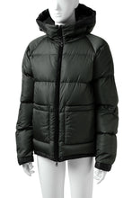Load image into Gallery viewer, ISAMU KATAYAMA BACKLASH xx NANGA REVERSIBLE AURORA DOWN JACKET / KANGAROO + NYLON x POLISH WHITE GOOSE (BLACK x GREY)