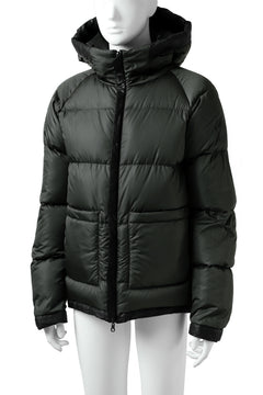 Load image into Gallery viewer, ISAMU KATAYAMA BACKLASH xx NANGA REVERSIBLE AURORA DOWN JACKET / KANGAROO + NYLON x POLISH WHITE GOOSE (BLACK x GREY)
