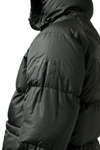 Load image into Gallery viewer, ISAMU KATAYAMA BACKLASH xx NANGA REVERSIBLE AURORA DOWN JACKET / KANGAROO + NYLON x POLISH WHITE GOOSE (BLACK x GREY)