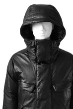 Load image into Gallery viewer, ISAMU KATAYAMA BACKLASH xx NANGA REVERSIBLE MOUNTAIN BELAY COAT / KANGAROO + NYLON x POLISH WHITE GOOSE (BLACK x GREY)