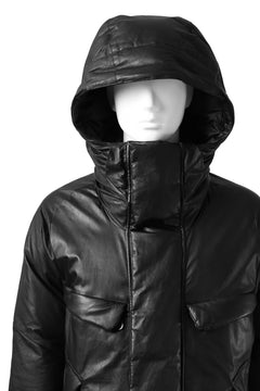 Load image into Gallery viewer, ISAMU KATAYAMA BACKLASH xx NANGA REVERSIBLE MOUNTAIN BELAY COAT / KANGAROO + NYLON x POLISH WHITE GOOSE (BLACK x GREY)