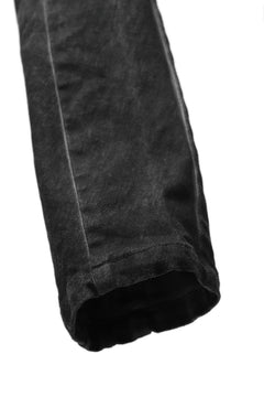 画像をギャラリービューアに読み込む, A.F ARTEFACT "thin-3D" DYEING DENIM ANATOMICAL PANTS (DARK GREY)