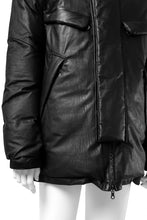 Load image into Gallery viewer, ISAMU KATAYAMA BACKLASH xx NANGA REVERSIBLE MOUNTAIN BELAY COAT / KANGAROO + NYLON x POLISH WHITE GOOSE (BLACK x GREY)
