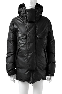 Load image into Gallery viewer, ISAMU KATAYAMA BACKLASH xx NANGA REVERSIBLE MOUNTAIN BELAY COAT / KANGAROO + NYLON x POLISH WHITE GOOSE (BLACK x GREY)