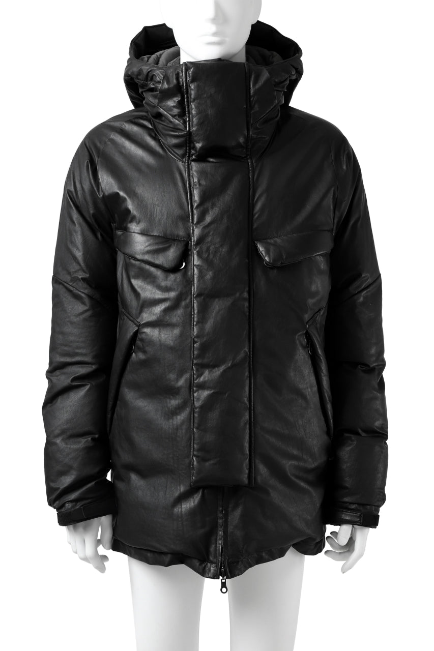 Load image into Gallery viewer, ISAMU KATAYAMA BACKLASH xx NANGA REVERSIBLE MOUNTAIN BELAY COAT / KANGAROO + NYLON x POLISH WHITE GOOSE (BLACK x GREY)
