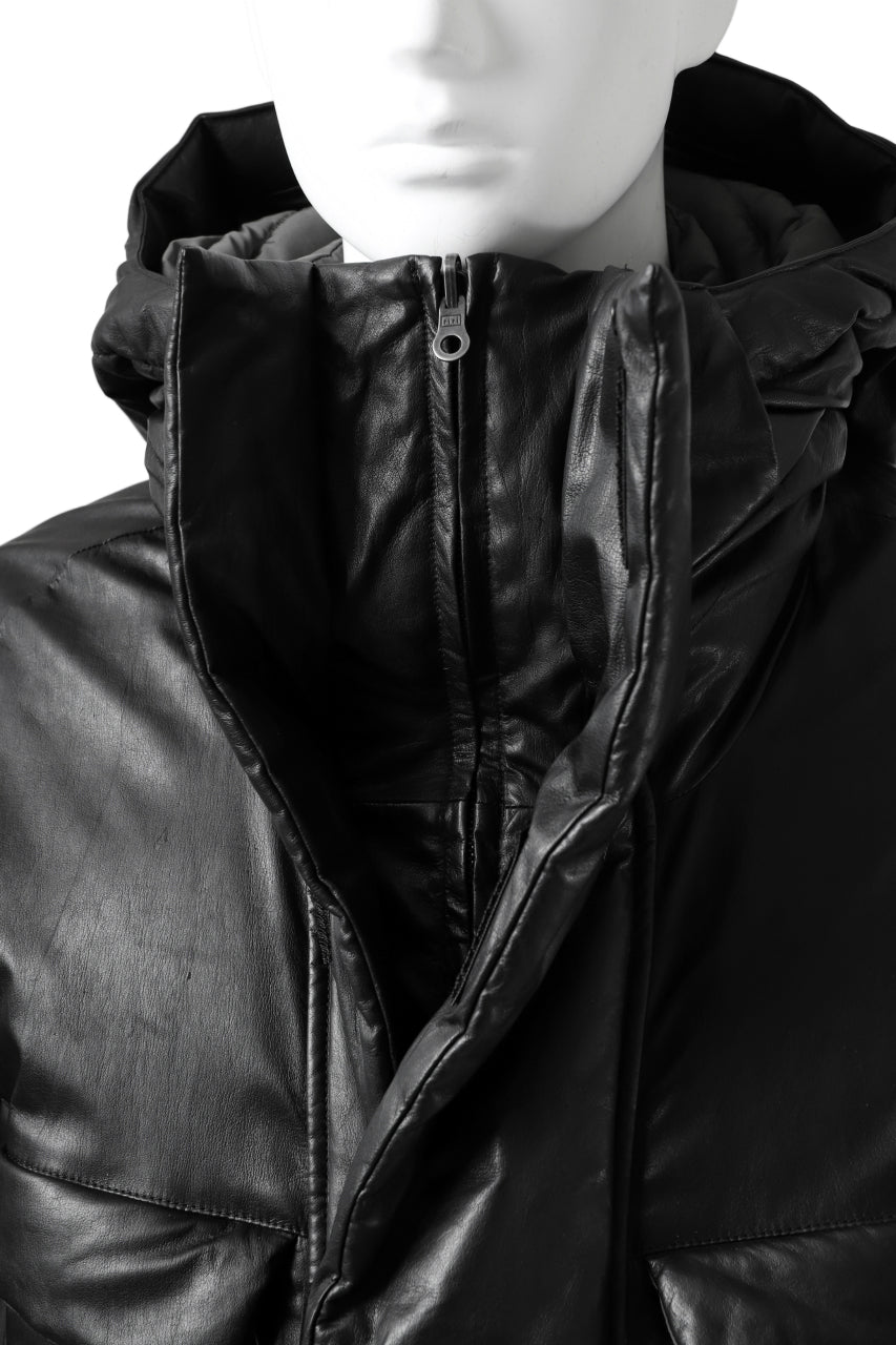 Load image into Gallery viewer, ISAMU KATAYAMA BACKLASH xx NANGA REVERSIBLE MOUNTAIN BELAY COAT / KANGAROO + NYLON x POLISH WHITE GOOSE (BLACK x GREY)