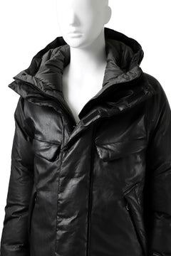 Load image into Gallery viewer, ISAMU KATAYAMA BACKLASH xx NANGA REVERSIBLE MOUNTAIN BELAY COAT / KANGAROO + NYLON x POLISH WHITE GOOSE (BLACK x GREY)