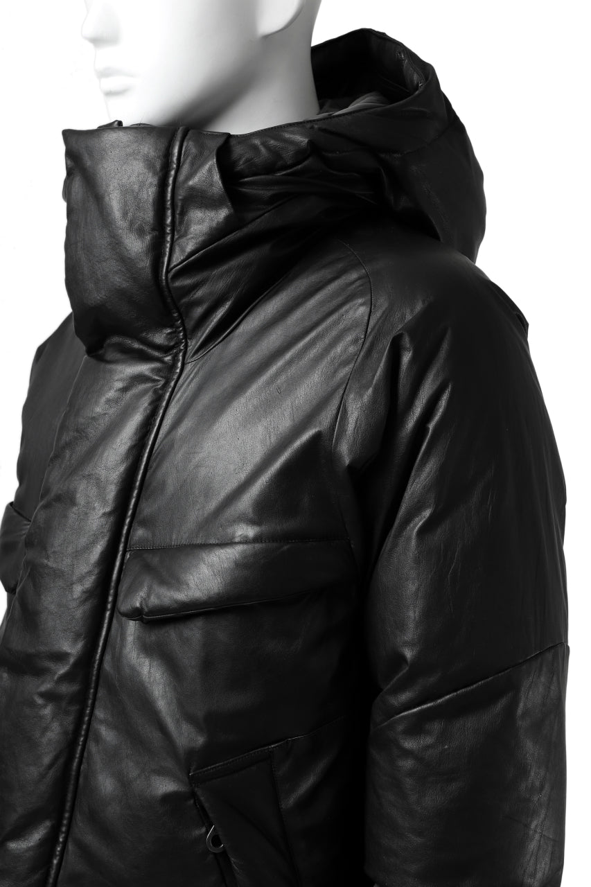 Load image into Gallery viewer, ISAMU KATAYAMA BACKLASH xx NANGA REVERSIBLE MOUNTAIN BELAY COAT / KANGAROO + NYLON x POLISH WHITE GOOSE (BLACK x GREY)