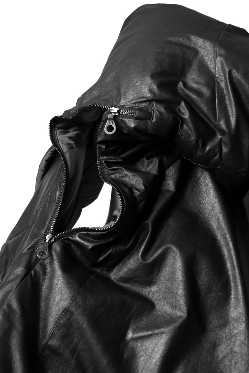 Load image into Gallery viewer, ISAMU KATAYAMA BACKLASH xx NANGA REVERSIBLE MOUNTAIN BELAY COAT / KANGAROO + NYLON x POLISH WHITE GOOSE (BLACK x GREY)
