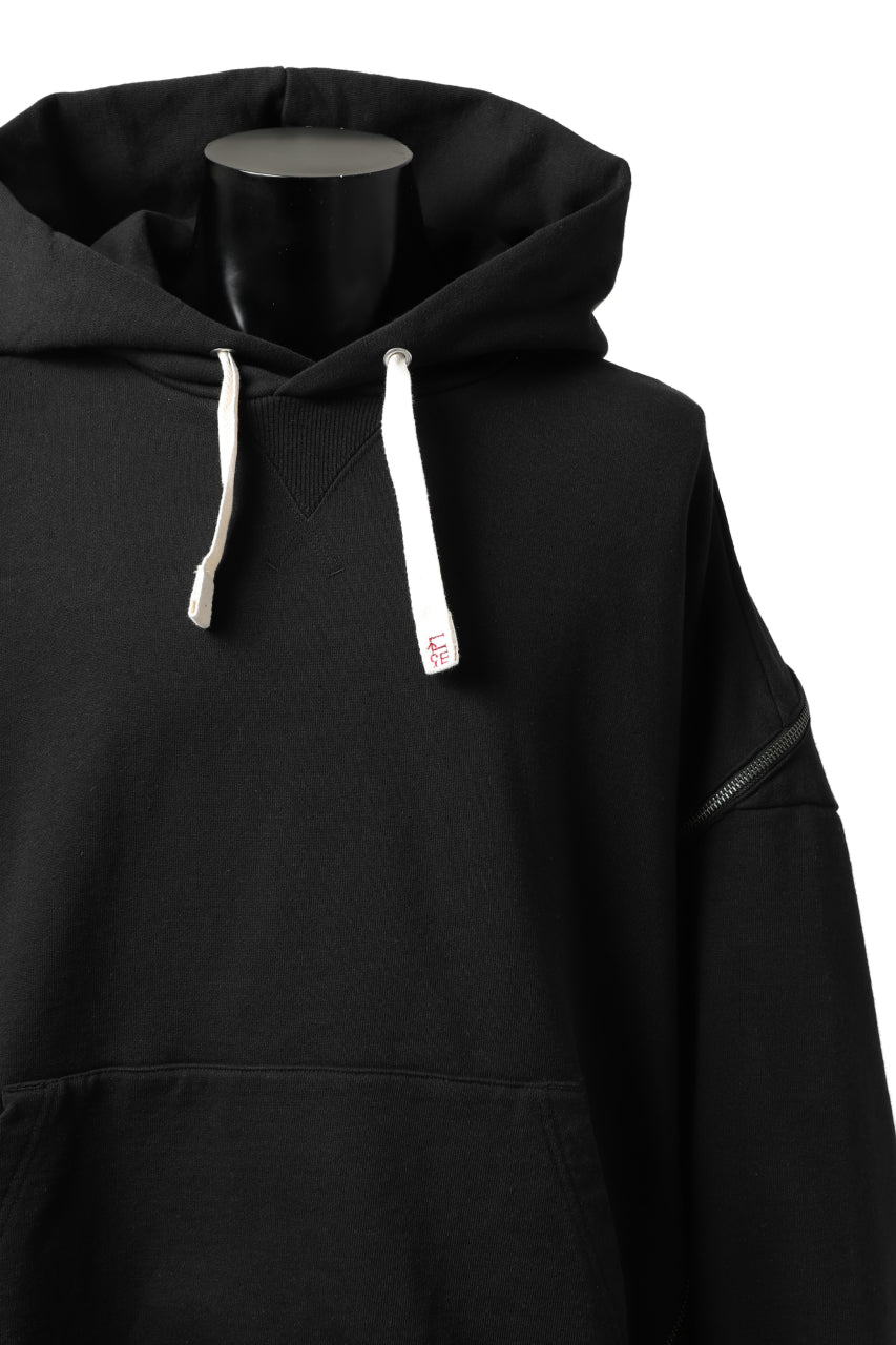 画像をギャラリービューアに読み込む, FACETASM ZIPPER SWEAT HOODIE (BLACK)