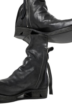 画像をギャラリービューアに読み込む, BORIS BIDJAN SABERI HORSE LEATHER SIDE ZIP BOOTS / OBJECT DYED &amp; MOLDED &quot;BOOT1-F2519M&quot; (BLACK)