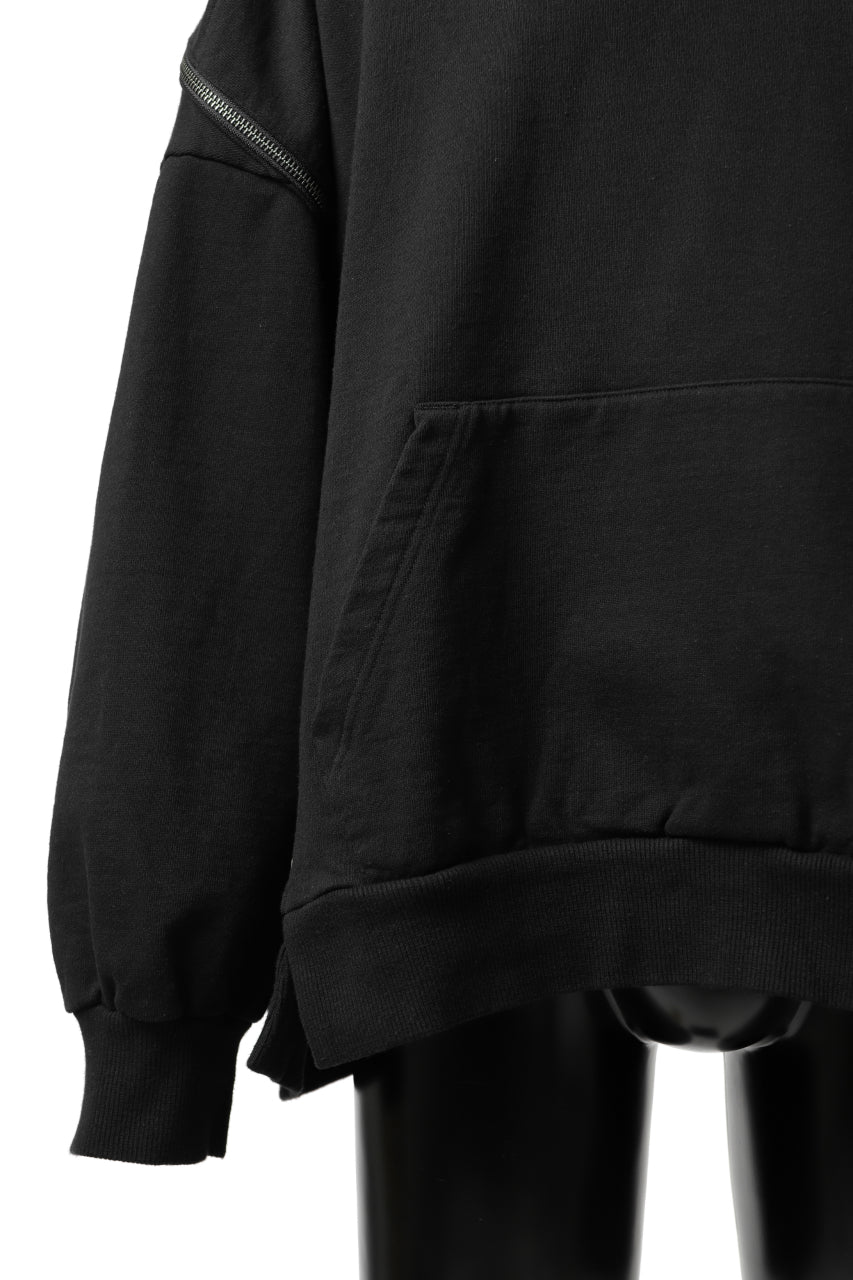画像をギャラリービューアに読み込む, FACETASM ZIPPER SWEAT HOODIE (BLACK)