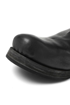 画像をギャラリービューアに読み込む, BORIS BIDJAN SABERI HORSE LEATHER SIDE ZIP BOOTS / OBJECT DYED & MOLDED "BOOT1-F2519M" (BLACK)