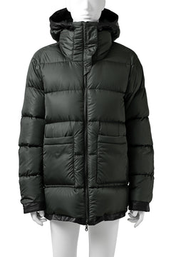 Load image into Gallery viewer, ISAMU KATAYAMA BACKLASH xx NANGA REVERSIBLE MOUNTAIN BELAY COAT / KANGAROO + NYLON x POLISH WHITE GOOSE (BLACK x GREY)