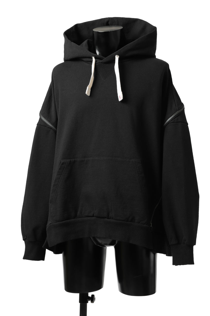 画像をギャラリービューアに読み込む, FACETASM ZIPPER SWEAT HOODIE (BLACK)
