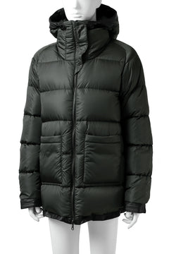 Load image into Gallery viewer, ISAMU KATAYAMA BACKLASH xx NANGA REVERSIBLE MOUNTAIN BELAY COAT / KANGAROO + NYLON x POLISH WHITE GOOSE (BLACK x GREY)
