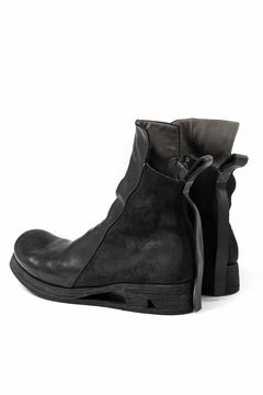 画像をギャラリービューアに読み込む, BORIS BIDJAN SABERI HORSE LEATHER SIDE ZIP BOOTS / OBJECT DYED &amp; MOLDED &quot;BOOT1-F2519M&quot; (BLACK)