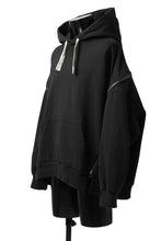 画像をギャラリービューアに読み込む, FACETASM ZIPPER SWEAT HOODIE (BLACK)