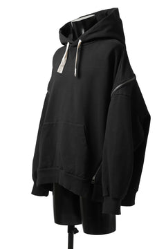 画像をギャラリービューアに読み込む, FACETASM ZIPPER SWEAT HOODIE (BLACK)