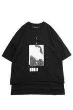 画像をギャラリービューアに読み込む, A.F ARTEFACT "TWINS" LAYERED OVER SIZE TOPS (BLACK)