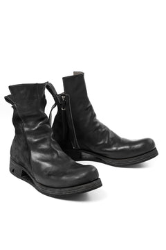 画像をギャラリービューアに読み込む, BORIS BIDJAN SABERI HORSE LEATHER SIDE ZIP BOOTS / OBJECT DYED &amp; MOLDED &quot;BOOT1-F2519M&quot; (BLACK)