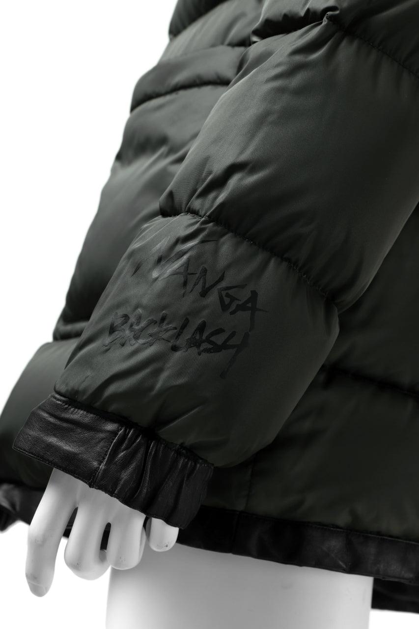 Load image into Gallery viewer, ISAMU KATAYAMA BACKLASH xx NANGA REVERSIBLE MOUNTAIN BELAY COAT / KANGAROO + NYLON x POLISH WHITE GOOSE (BLACK x GREY)