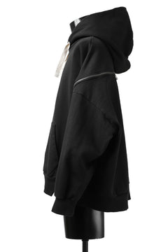 画像をギャラリービューアに読み込む, FACETASM ZIPPER SWEAT HOODIE (BLACK)