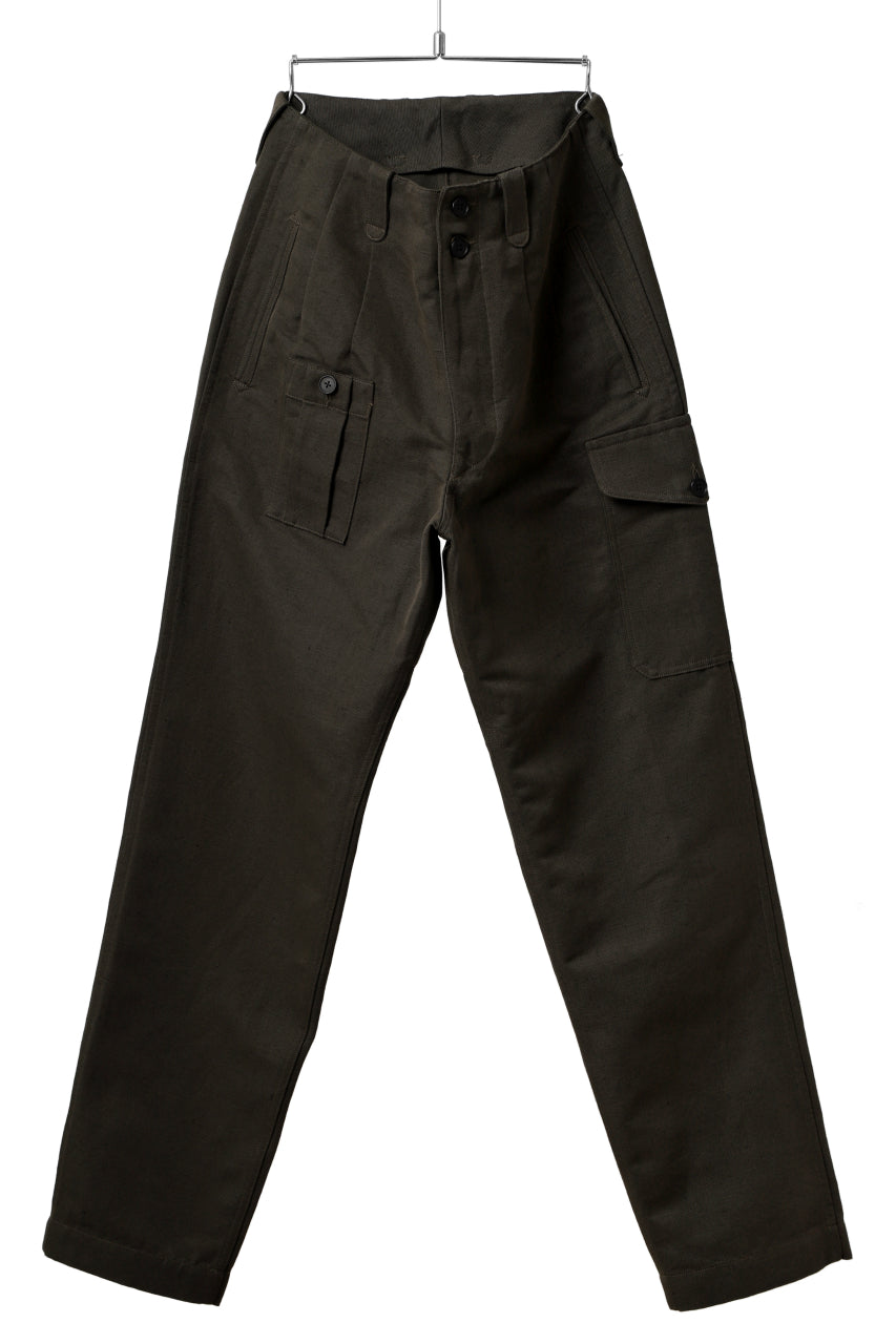 画像をギャラリービューアに読み込む, KLASICA 1960 BRITISH MIL TROUSERS / TRI UNION HIGH DENSITY GABADINE (MILITARY)