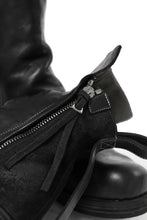 画像をギャラリービューアに読み込む, BORIS BIDJAN SABERI HORSE LEATHER SIDE ZIP BOOTS / OBJECT DYED &amp; MOLDED &quot;BOOT1-F2519M&quot; (BLACK)