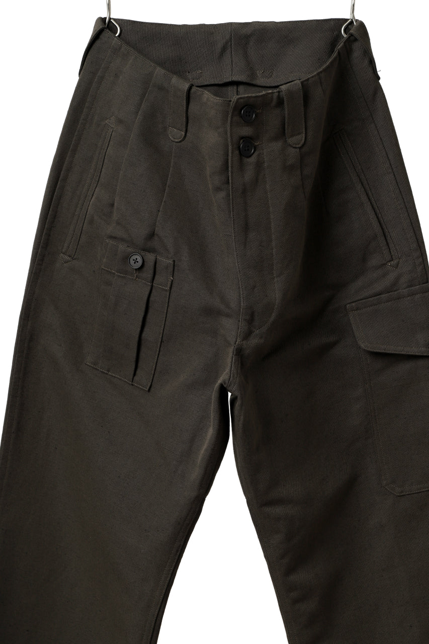 画像をギャラリービューアに読み込む, KLASICA 1960 BRITISH MIL TROUSERS / TRI UNION HIGH DENSITY GABADINE (MILITARY)