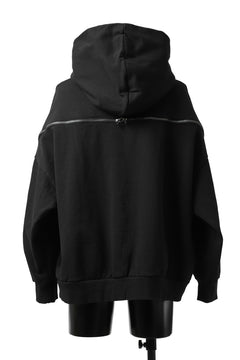 画像をギャラリービューアに読み込む, FACETASM ZIPPER SWEAT HOODIE (BLACK)