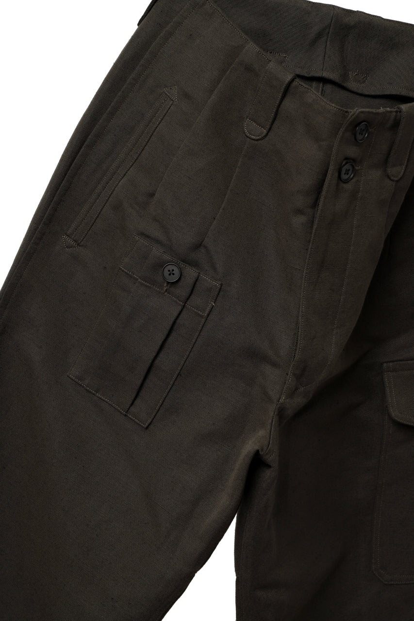 画像をギャラリービューアに読み込む, KLASICA 1960 BRITISH MIL TROUSERS / TRI UNION HIGH DENSITY GABADINE (MILITARY)