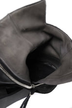画像をギャラリービューアに読み込む, BORIS BIDJAN SABERI HORSE LEATHER SIDE ZIP BOOTS / OBJECT DYED & MOLDED "BOOT1-F2519M" (BLACK)