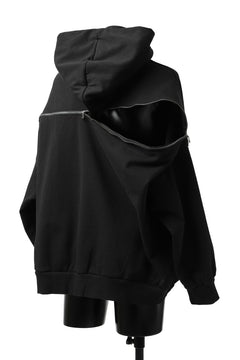 画像をギャラリービューアに読み込む, FACETASM ZIPPER SWEAT HOODIE (BLACK)