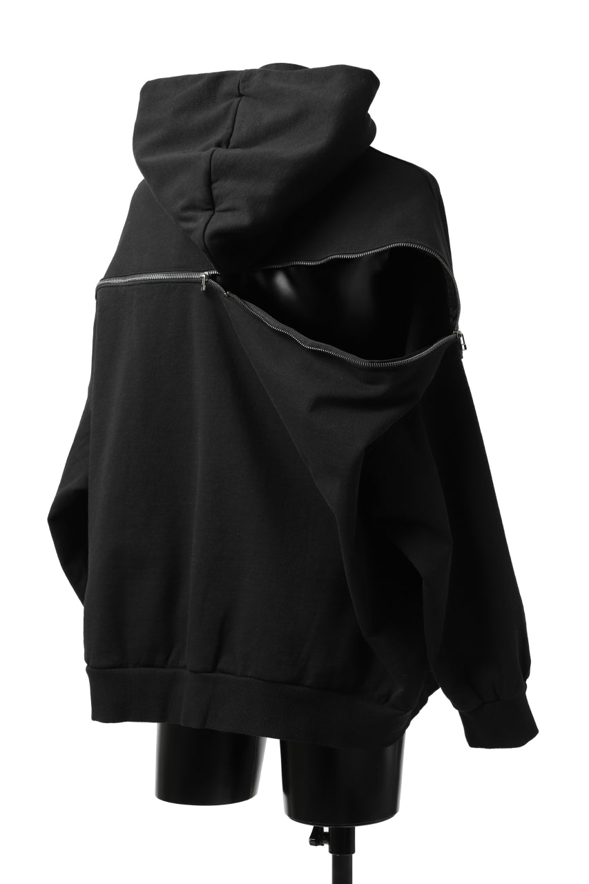 画像をギャラリービューアに読み込む, FACETASM ZIPPER SWEAT HOODIE (BLACK)