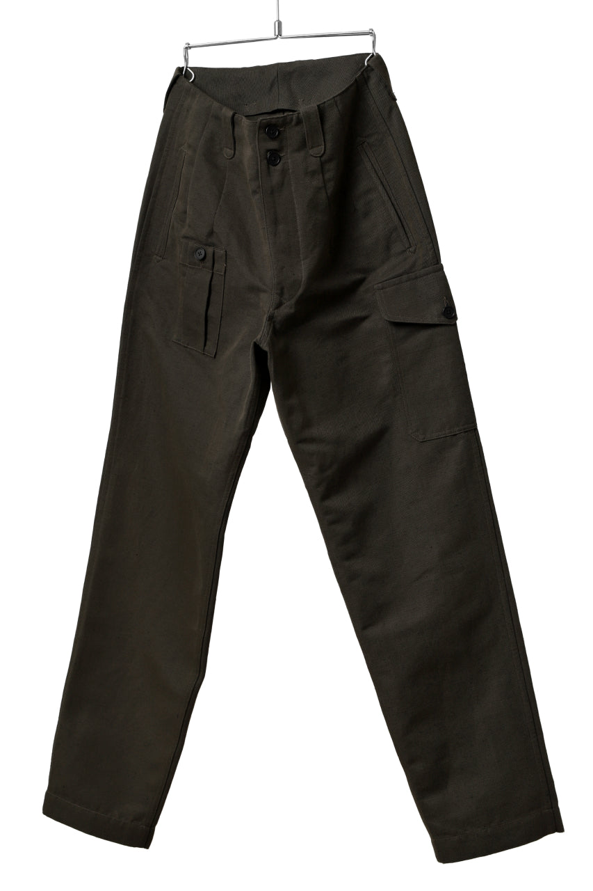 画像をギャラリービューアに読み込む, KLASICA 1960 BRITISH MIL TROUSERS / TRI UNION HIGH DENSITY GABADINE (MILITARY)